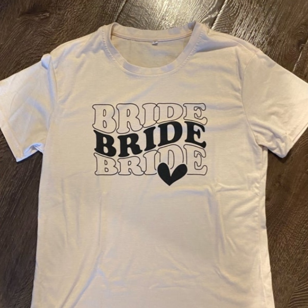 Cream Bride T Shirt